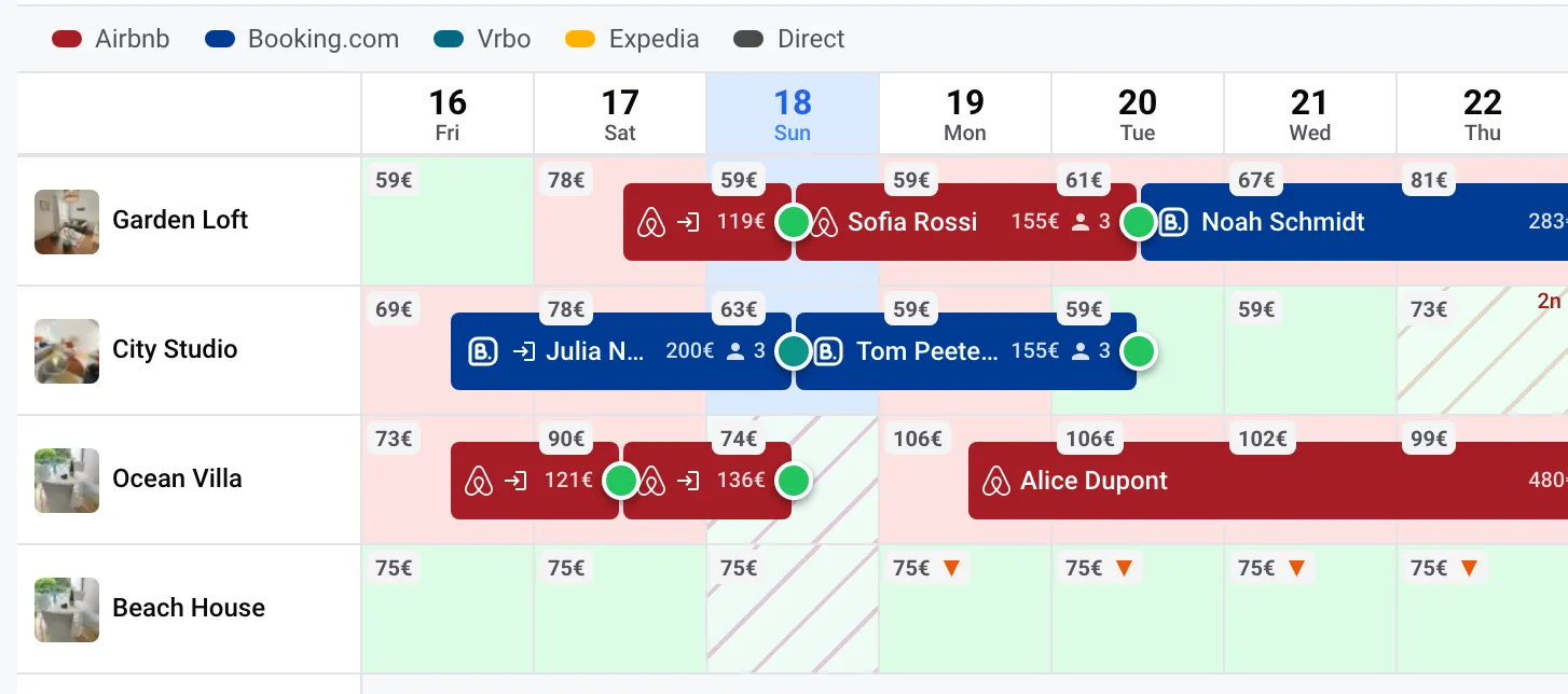 One calendar, zero double bookings