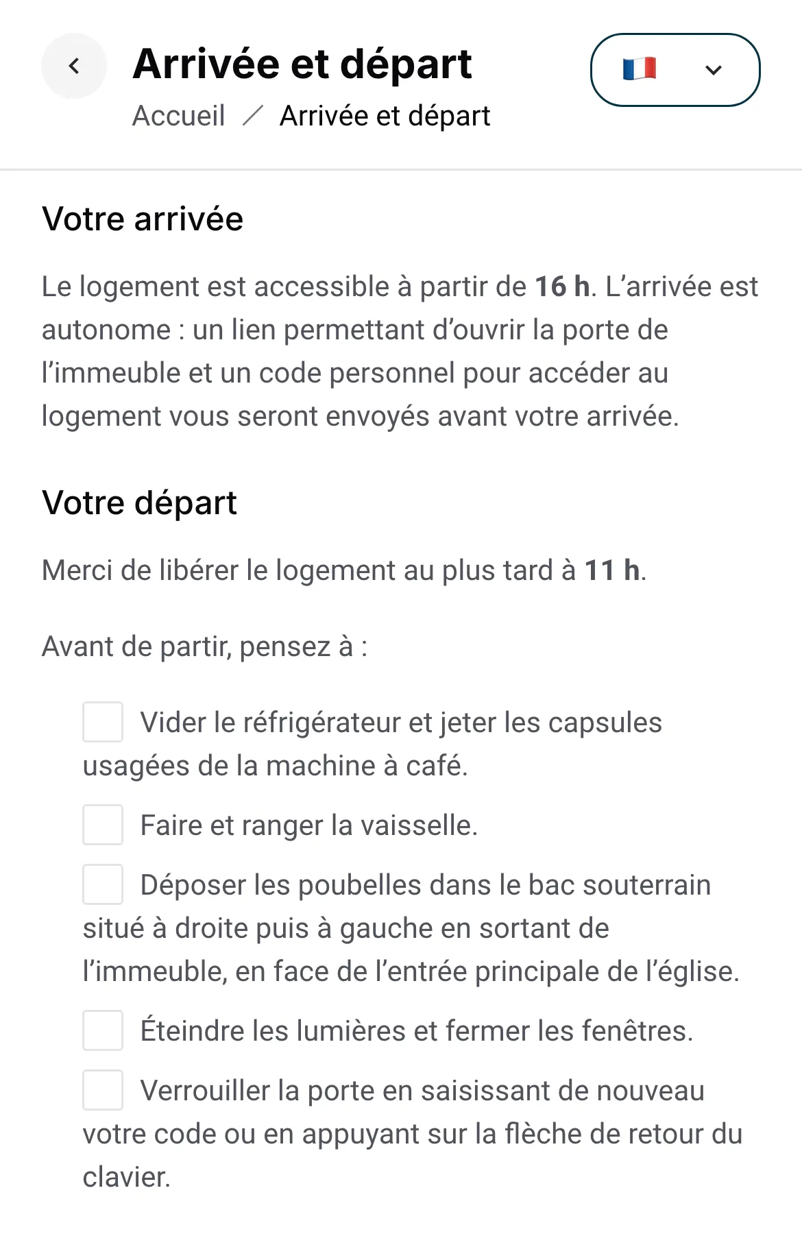Un livret d'accueil écrit pour vous