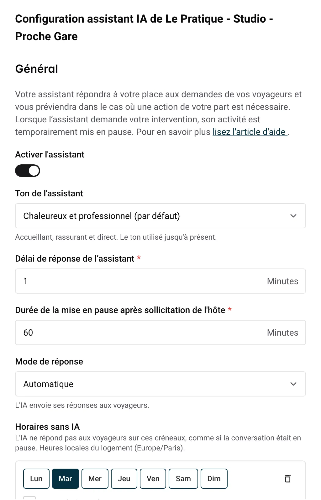 Vous fixez les règles, il les suit
