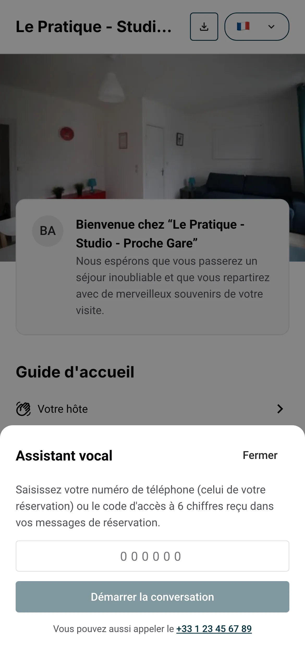 Il décroche aussi le téléphone
