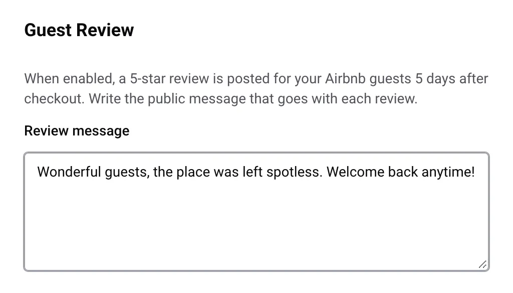 Your Airbnb guests, reviewed automatically
