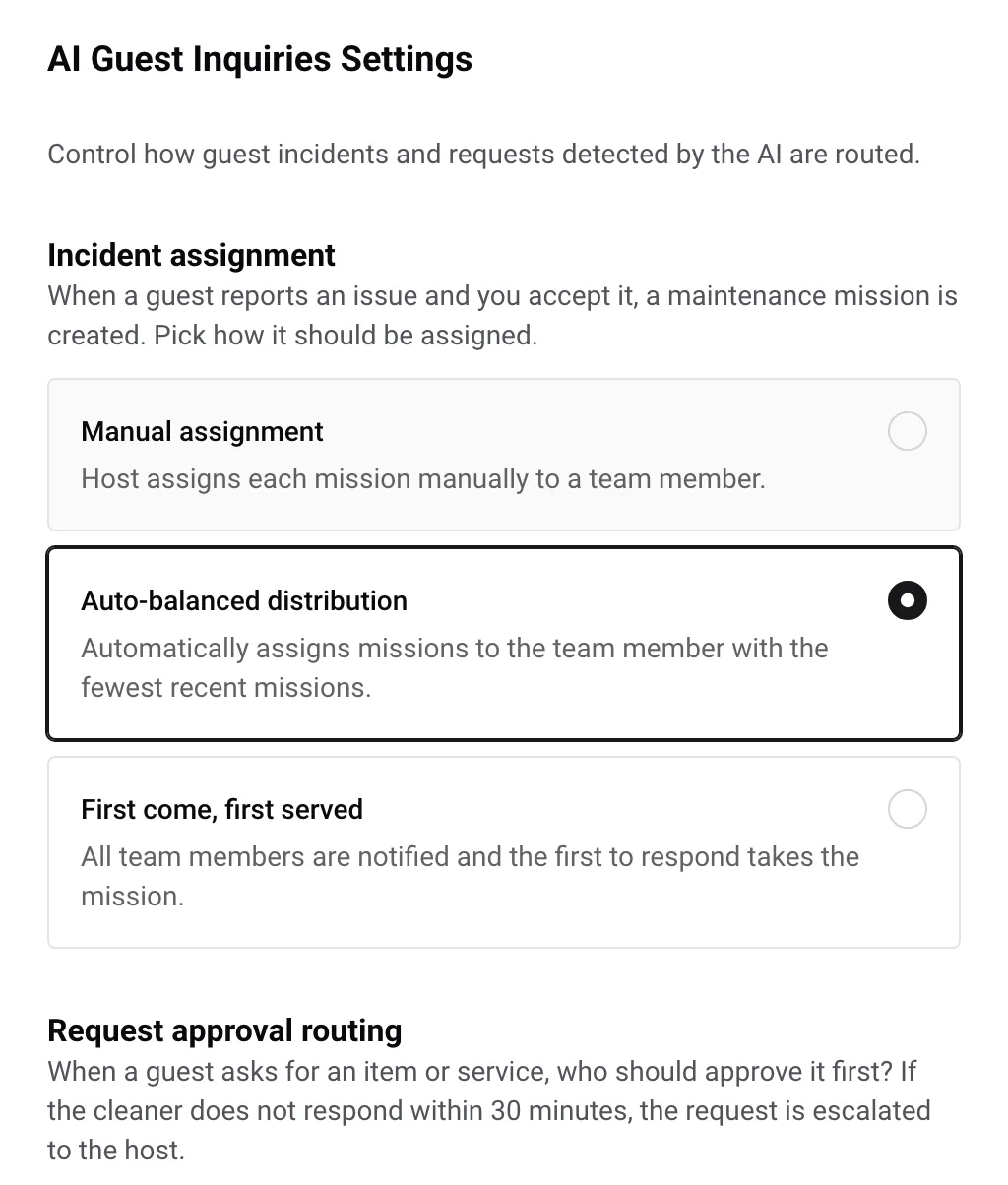 Incidents go to the right person