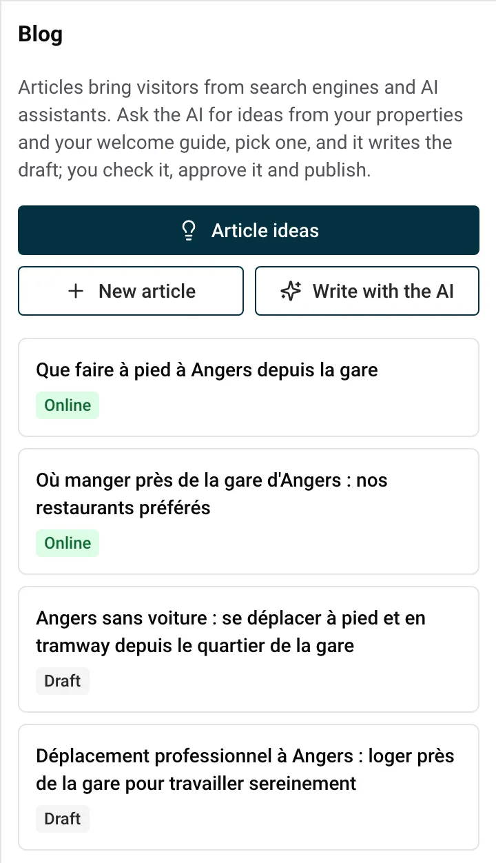 A blog written with AI