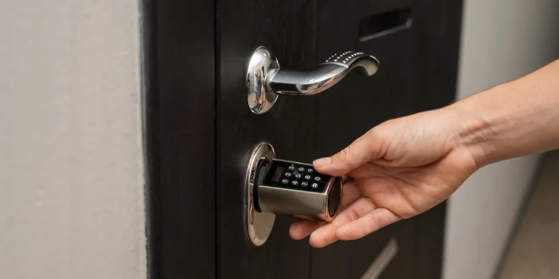 smart lock self check-in vacation rental